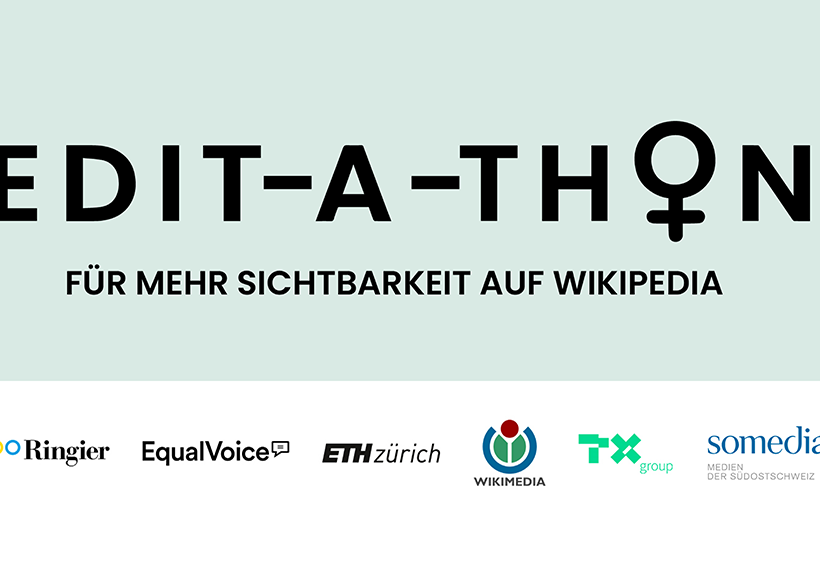 L’Edit-a-thon élargit son réseau de partenaires avec Somedia – Les inscriptions pour l’événement du 6 mai sont ouvertes